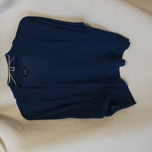 Navy blue shawl, size XL